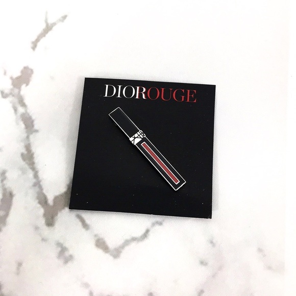 NEW Dior rouge lipstick pin metal Christian Dior - Picture 1 of 3
